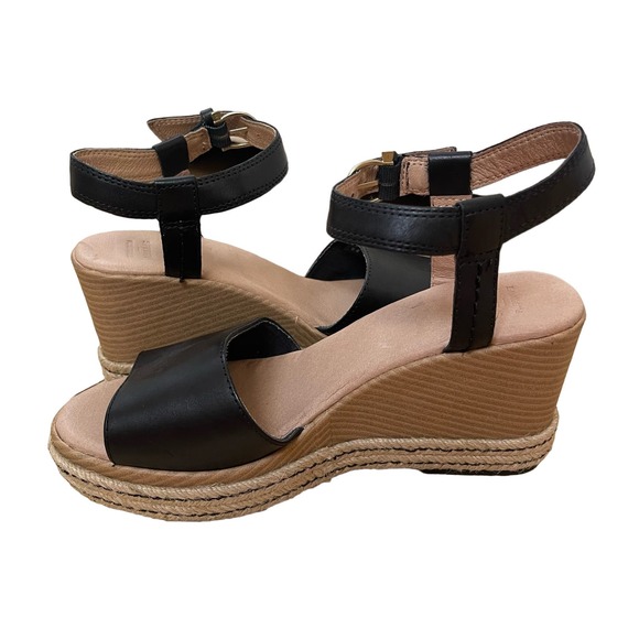 Sperry Shoes - Sperry Women's Fairwater Plushwave Wedge Espadrille Heel Sandal Black Size 9 M